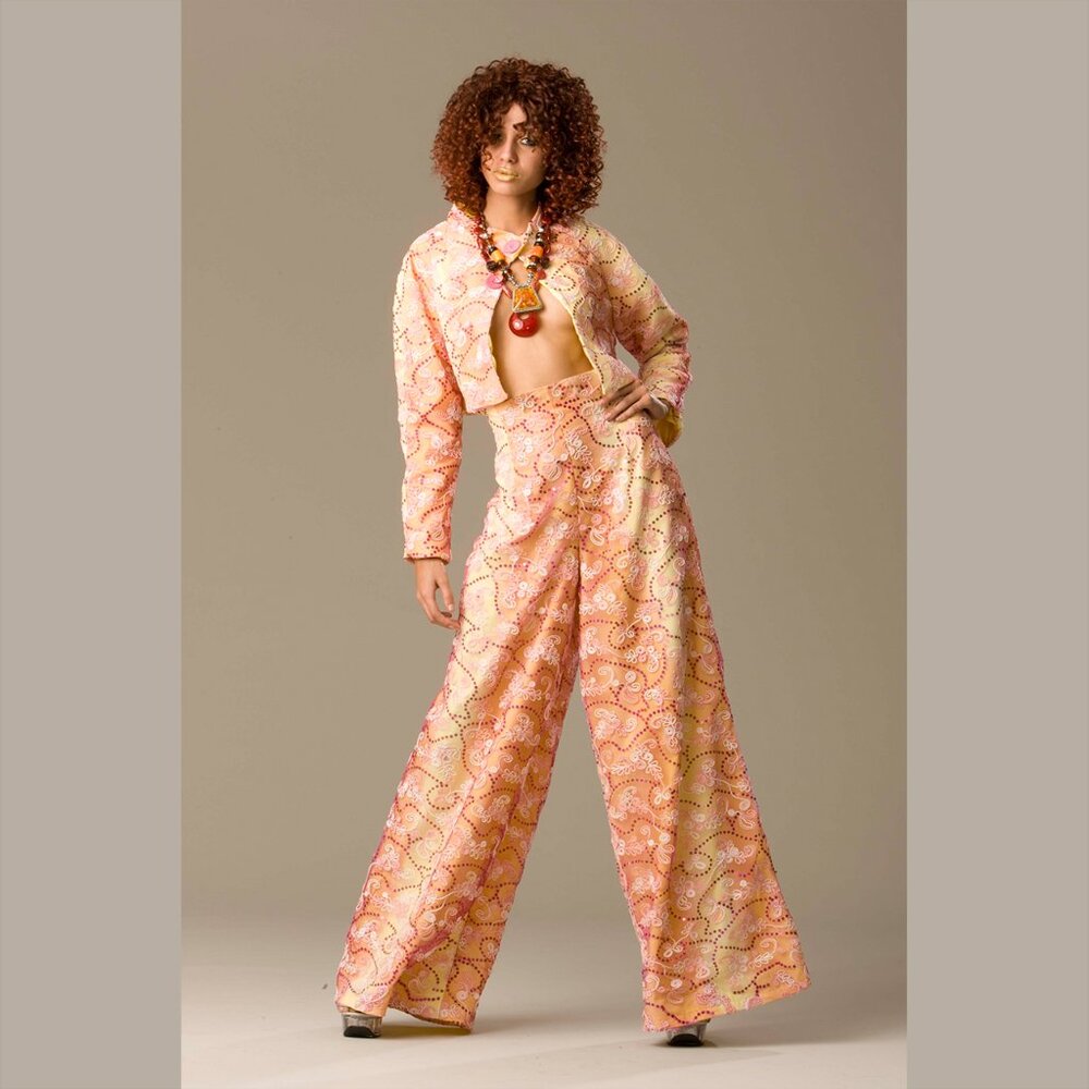 TWO-PIECE ENSEMBLE PANT SUIT - Picture 4 of 14